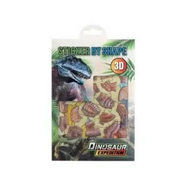   Grafix - Moxy dinoszaurusz csontváz matricázó készlet, T-rex