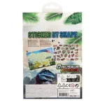 Grafix - Moxy dinoszaurusz csontváz matricázó készlet, T-rex