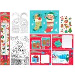 Grafix Hordozható karácsonyi foglalkoztató és színező csomag