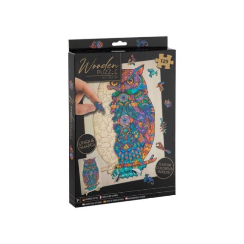 Grafix Fa puzzle bagoly, 129 db -os 