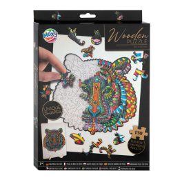 Grafix Fa puzzle Tigris, 130 db-os