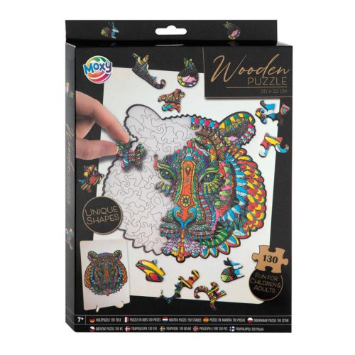 Grafix Fa puzzle Tigris, 130 db-os