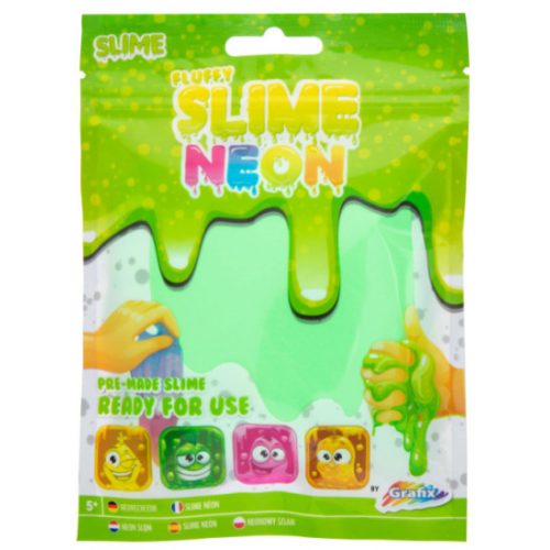 Grafix Neon színű puha slime, Zöld