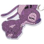 Crystal Art Gyémántszemes kirakó táskadísz - Pink Angel