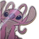 Crystal Art Gyémántszemes kirakó - Pink Csillagkutya