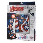 Crystal Art Gyémántszemes kirakó 21x25 cm kerettel - Amerika Kapitány