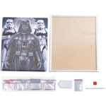 Crystal Art Gyémántszemes kirakó 21x25 cm kerettel - Darth Vader és a Rohamosztagos