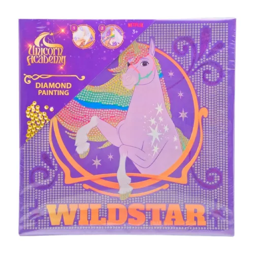 CANENCO, UNIKORNIS AKADÉMIA GYÉMÁNTFESTMÉNY VÁSZNON