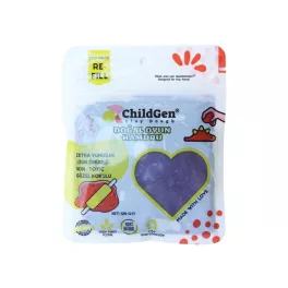   ChildGen 100% természetes gyurma visszazárható tasakban 125 gr, Lila