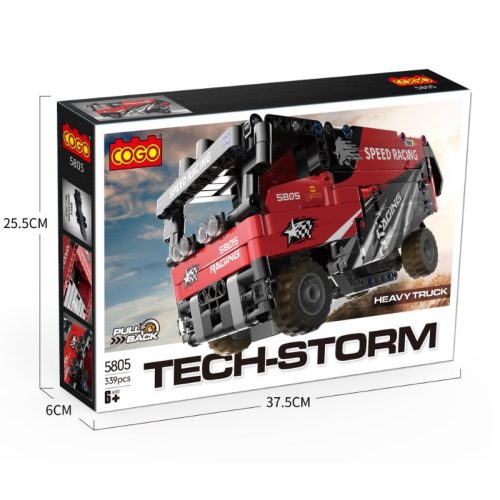 COGO LEGO-kompatibilis építőjáték - Versenykamion