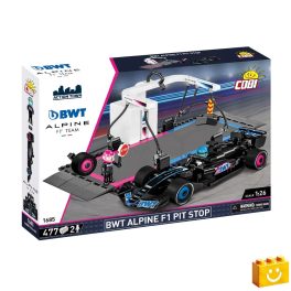   COBI 1685 - BWT Alpine F1 Pit Stop - Forma-1 boxkiállás játékszett 