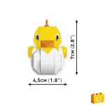 COBI 20016 – Húsvéti csibe építőjáték 