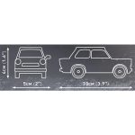 COBI 24539 – Trabant 601 építőjáték – 100% kompatibilis minden más kedvelt márkával