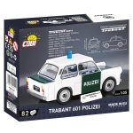 COBI 24541 - Youngtimer Trabant 601 rendőrautó építőjáték