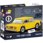 COBI 24588 - Polski Fiat FSO 125p 1.5 ME sárga autó építőjáték