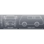 COBI 24600 - Német Barkas B1000 autó építőjáték