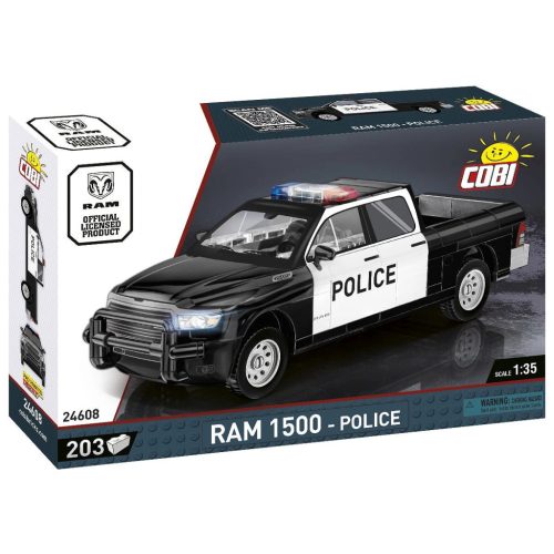 COBI 24608 - RAM 1500 Amerikai rendőrautó építőjáték