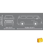 COBI 24634 - Volkswagen T3 - klasszikus kisbusz modell