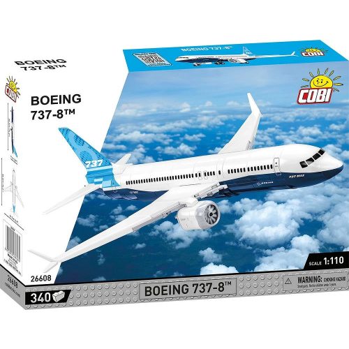 COBI 26608 - Boeing 737-8 szállító repülőgép építőjáték