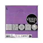 CraftArt Bársonyszínező 5 lapos, lila