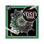 CraftArt Bársonyszínező 5 lapos, zöld