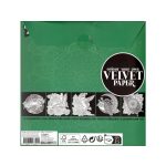 CraftArt Bársonyszínező 5 lapos, zöld