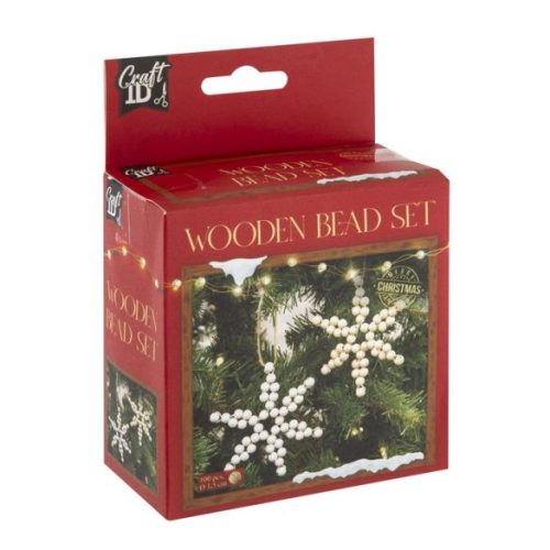 CraftArt CraftID Karácsonyfadísz készítő kreatív készlet, hópelyhek