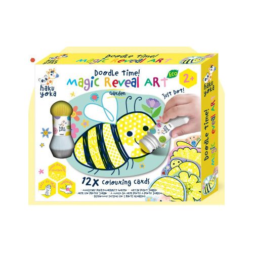 Haku Yoka Varázslatos képek kreatív készlet maroknyomdával, A kertben 