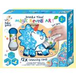 Haku Yoka Varázslatos képek kreatív készlet maroknyomdával, Dinoszauruszok 