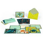 DJECO Meghívó készlet - Dínó parti - Cric croc, Dino Rock