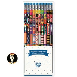   Djeco Grafit ceruza radíros végű - Steve pencils - 10 db-os készlet