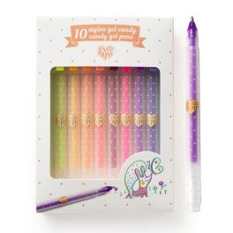   Djeco Zseléstoll készlet - 10 pasztell szín - 10 candy gel pens