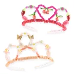 DJECO Ékszerkészítő készlet - Páros tiara, pink - Duo of tiaras, Pink