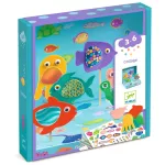Djeco Kollázs műhely - Halszínjáték - Collage craft, Happy Aquarium
