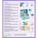 Djeco Kollázs műhely - Halszínjáték - Collage craft, Happy Aquarium