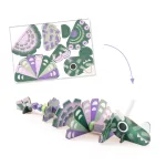 DJECO Fűzés - Dínók - Terrible dinos