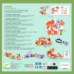 DJECO Fűzés - Cuki állatok - Cute animals