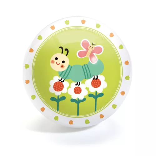 DJECO Gumilabda, ∅ 12 cm - Kiskertben - Lovely bugs Ball