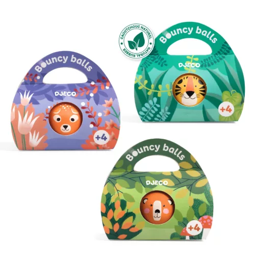 Djeco Gumilabda, 5 cm - Pattanó labda - Bouncing balls