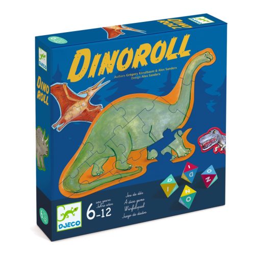 DJECO Társasjáték - Dino-dino - Dinoroll