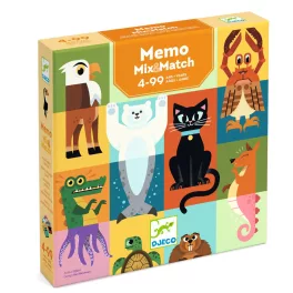   Djeco Társasjáték - Párkereső párbaj - Memo Mix and match