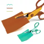 DJECO Kreatív eszközök - 3 olló - sima, cikk-cakk, hullám - My 3 Big Scissors!