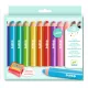 DJECO Kreatív eszközök - Vastag viaszceruza, 8 szín - 8 chunky wax crayons