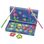 DJECO Horgász játék - Színes horgászat - Coloured fishing