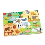 DJECO Formaillesztő, formaberakó - Állati formák - Puzzlo Animo