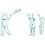 DJECO Rugalmas frizbi - Repülő szuperhős