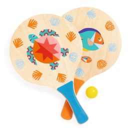   DJECO Strandjáték - Ütőkészlet, tenger - Beach rackets set - Sea