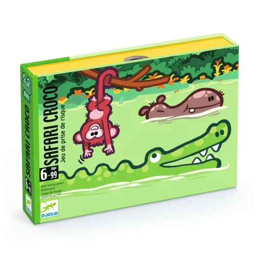 DJECO Kártyajáték - Krokodil safari - Safari Croco