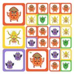 DJECO Kártyajáték - Szörnytrió - Monstrio