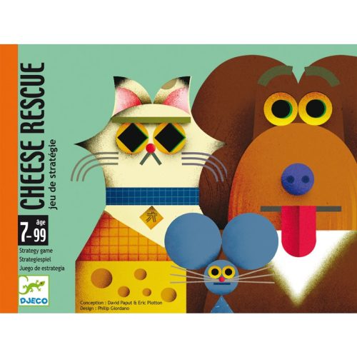 DJECO Kártyajáték - Sajtmentő - Cheese rescue
